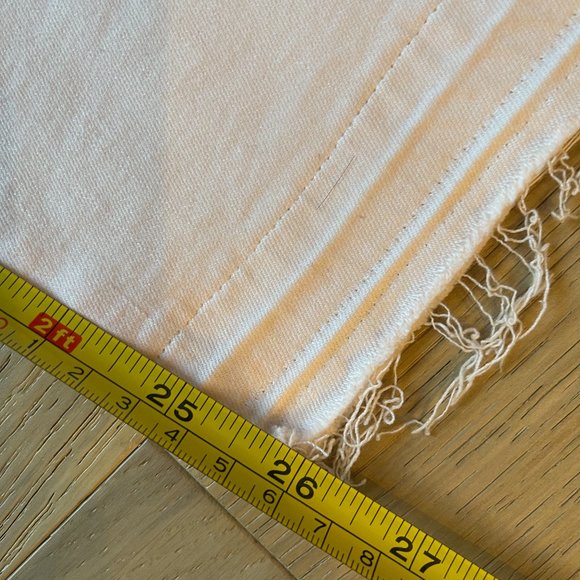 7 For All Mankind Ankle Skinny Jeans in Light Pink - Picture 10 of 10